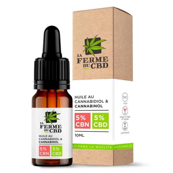 CBN 5% CBD 5% Oil - Cannabinol and Cannabidiol Oil