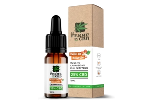 25% Hazelnut CBD oil