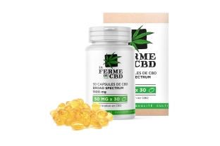 30 capsules CBD 50mg